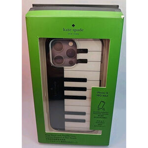 Kate Spade Apple iPhone 14 Pro Max Protective Flexible Case : Piano I'm All Ears